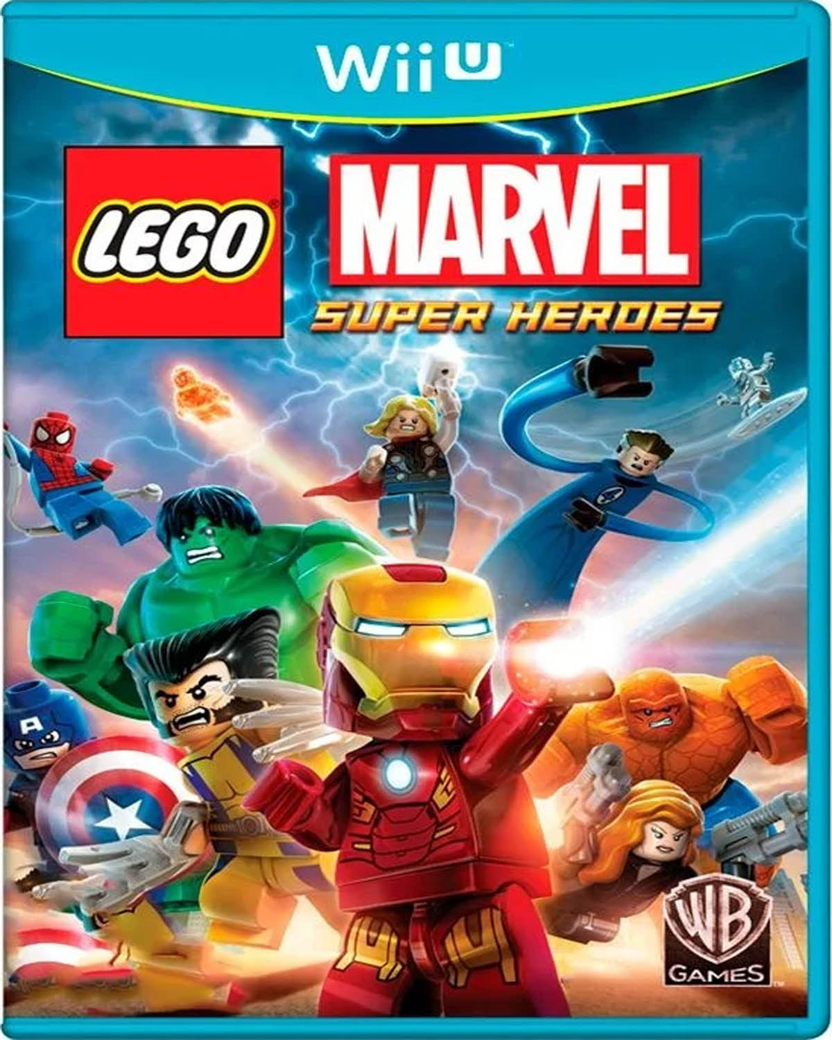 Lego Marvel Super Heroes - WII U Mídia Física Usado