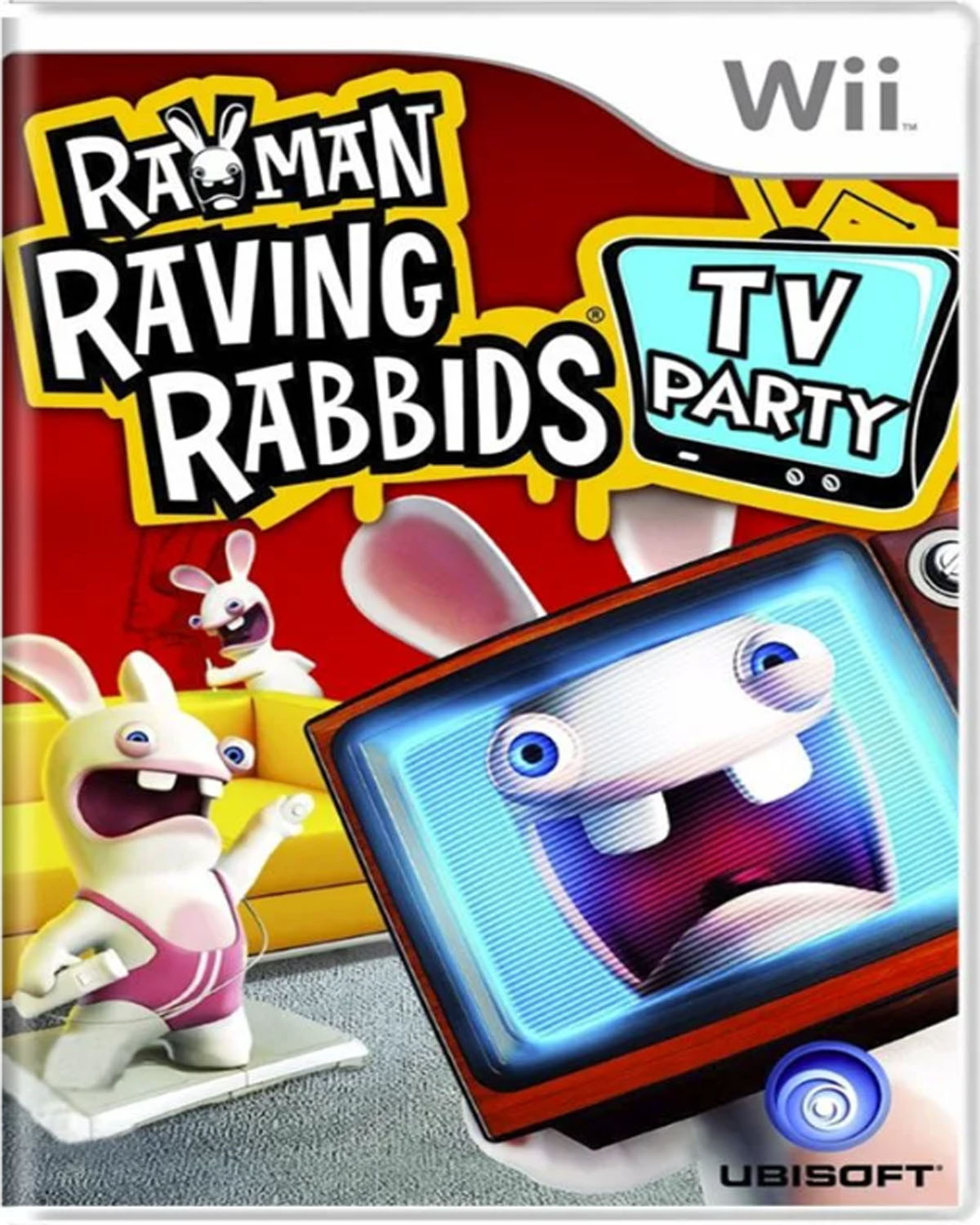 Rayman Raving Rabbids TV Party - Nintendo Wii Mídia Física