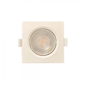 Spot Embutir Quadrado Branco LED 5w Branco Quente 3000k