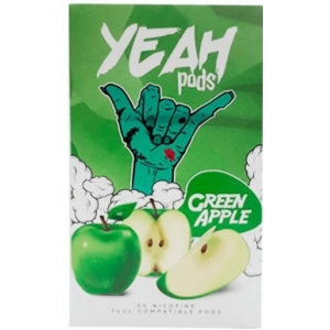 PODs c/ Líquido p/ JUUL - Green Apple - YEAH