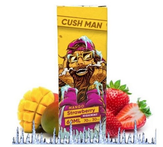 E-Liquido Cush Man / Mango Strawberry HIGH MINT (Freebase) - Nasty Juice - Foto 0