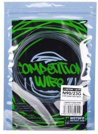 Fio Competition Wire N90 / 23G - 0.09 Ohm - 6m - Wotofo - Foto 1