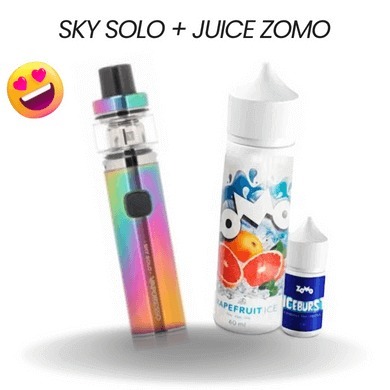 Kit Sky Solo + Liquido Zomo GrapeFruit - Foto 0