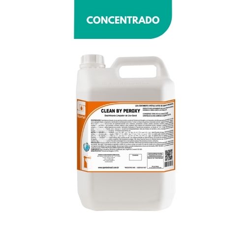 Desinfetante Limpador de Uso Geral Clean By Peroxy Concentrado 5 litros