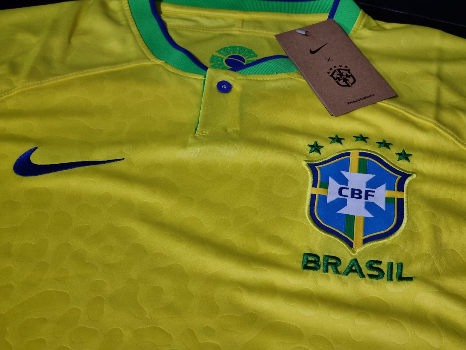 Camisa Nike - Brasil - 2022 - Amarela - Copa do Mundo Catar 2022