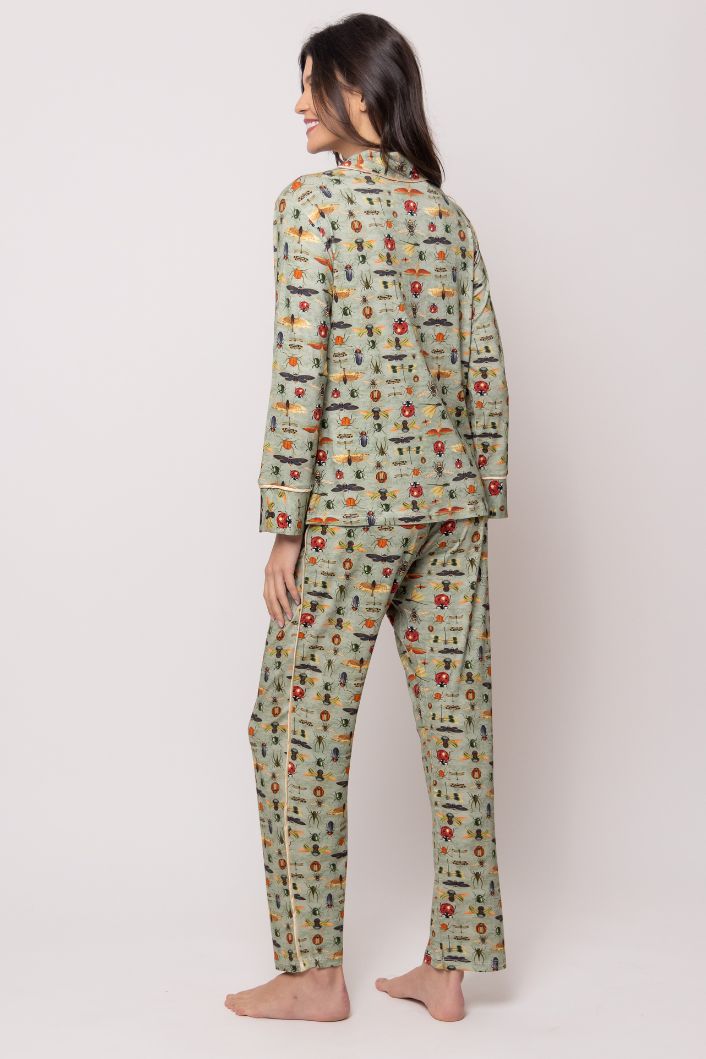 Pijama Aberto Longo - Happy - Bug (27025)