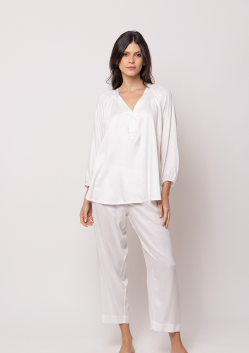 Pijama Longo White (33885)