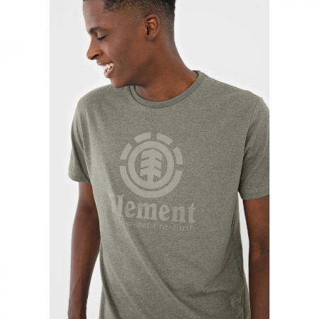Camiseta Element Vertical - Verde Militar