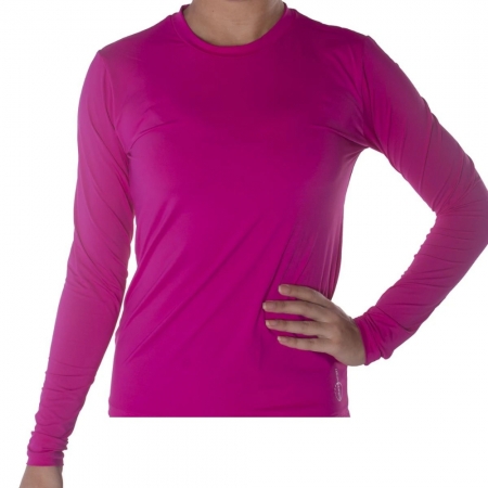 Camiseta ML  Juvenil Rosa Proteção Solar UV +50