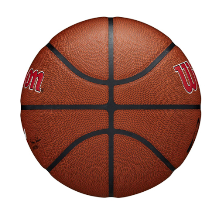 Bola de Basquete Wilson NBA Team Chicago Bulls #7 - Marrom