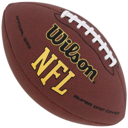 Bola de Futebol Americano Wilson Nfl Super Grip Dp - Marrom