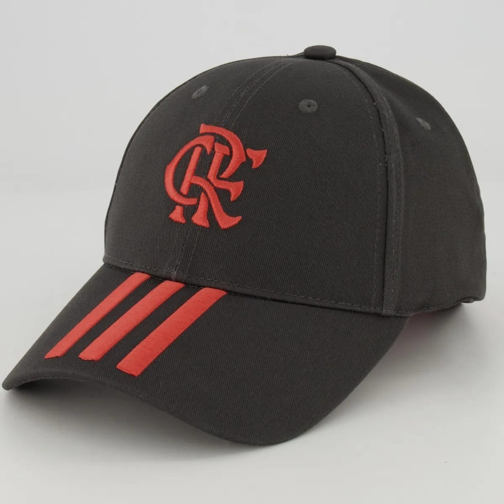 Boné Adidas Flamengo -  Cinza