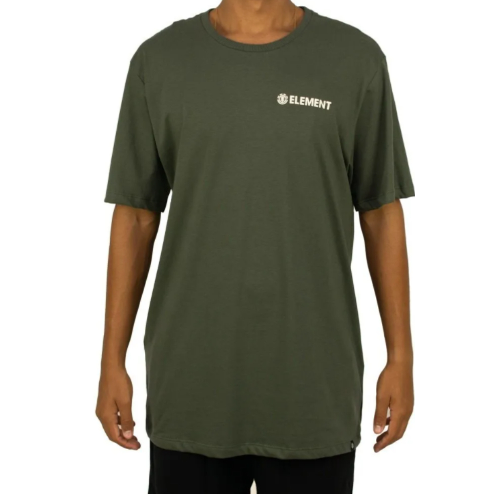 Camiseta Element Blazin Chest - Verde Militar.
