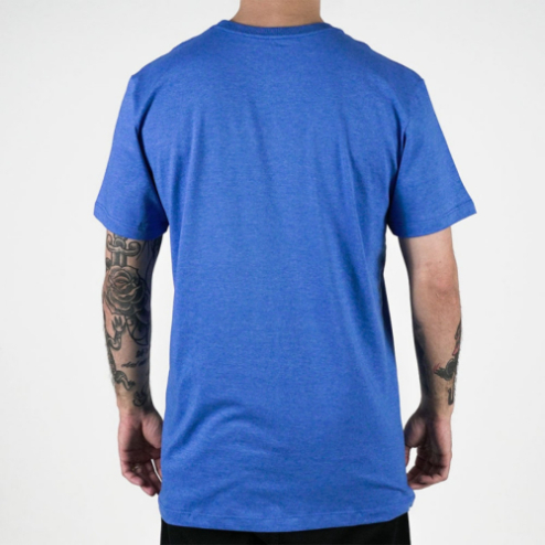 Camiseta Element Logo Basic azul mescla -  M