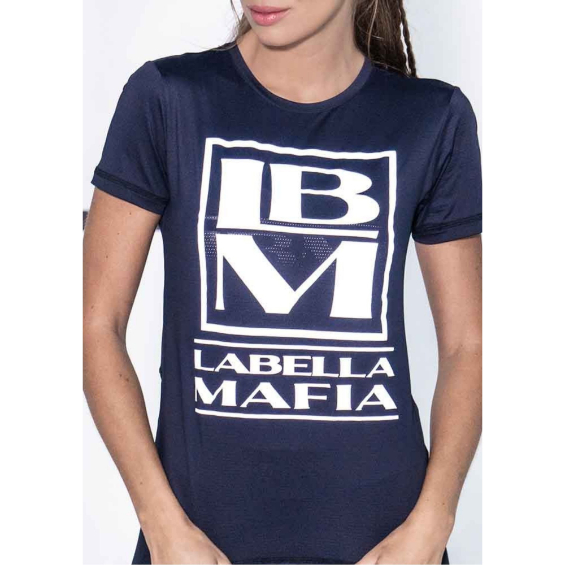 Camiseta LabellaMafia Silver Feminino - Preto