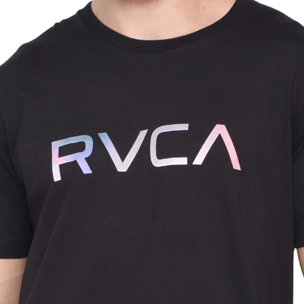 Camiseta Rvca M/c Big Fills Ps Masculino - Preto