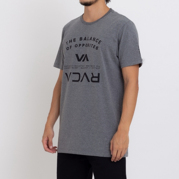 Camiseta Rvca Balance Arch - Cinza