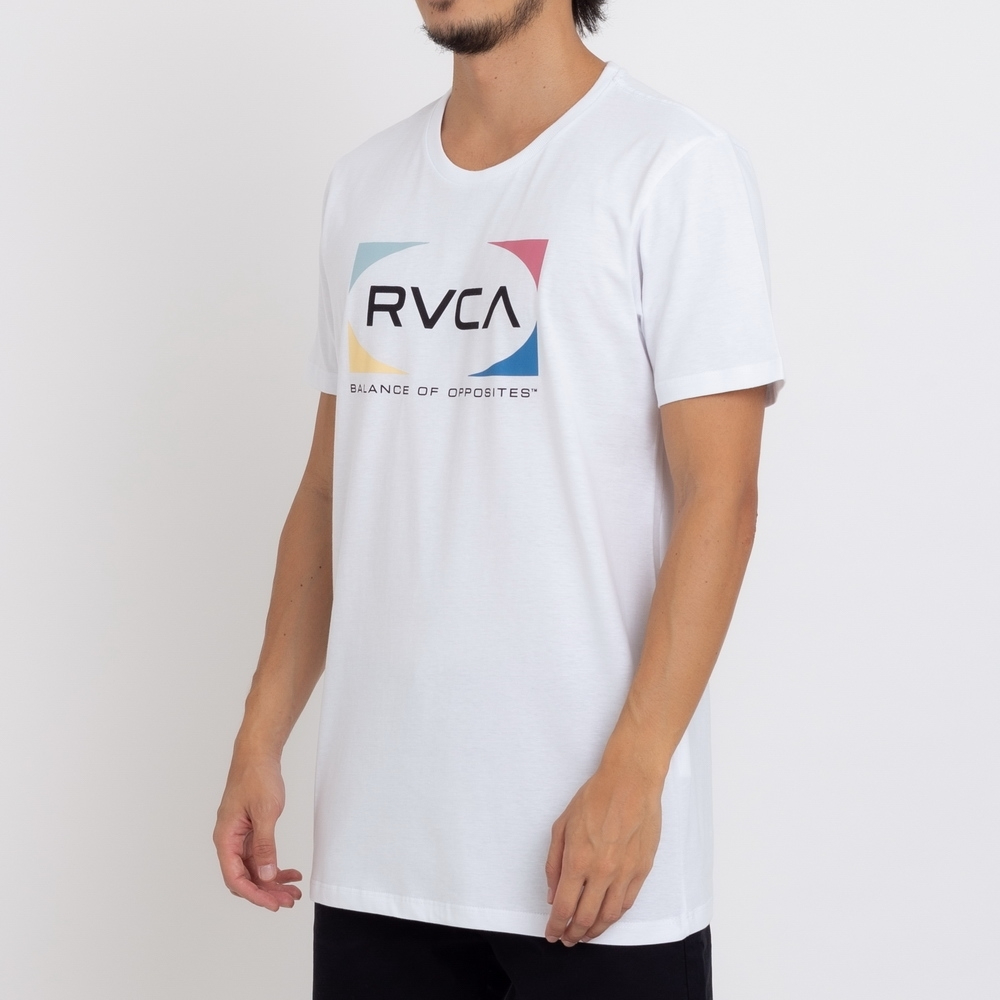 Camiseta Rvca m/c Quad Branca - G