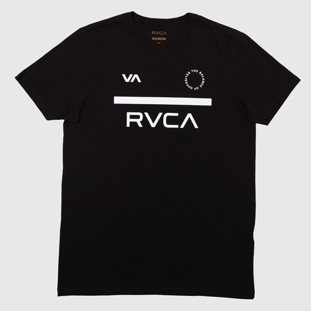 Camiseta RVCA Mid Bar - Preta
