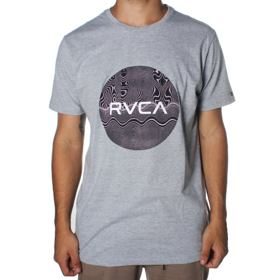 Camiseta Rvca Motors - Cinza
