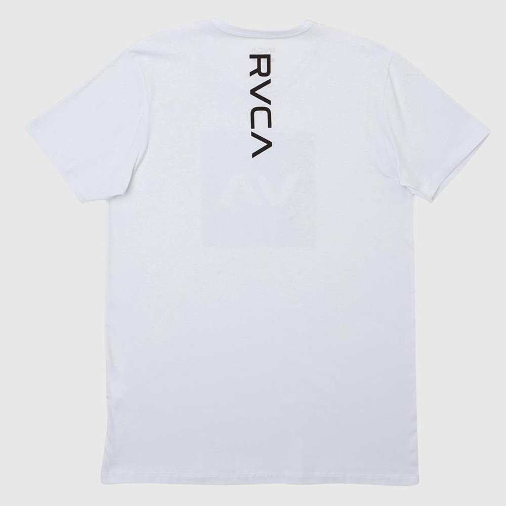 Camiseta Rvca VA Box Fill - Branca