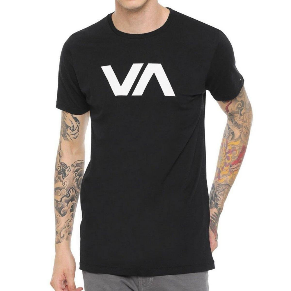 Camiseta Rvca VA - Preta