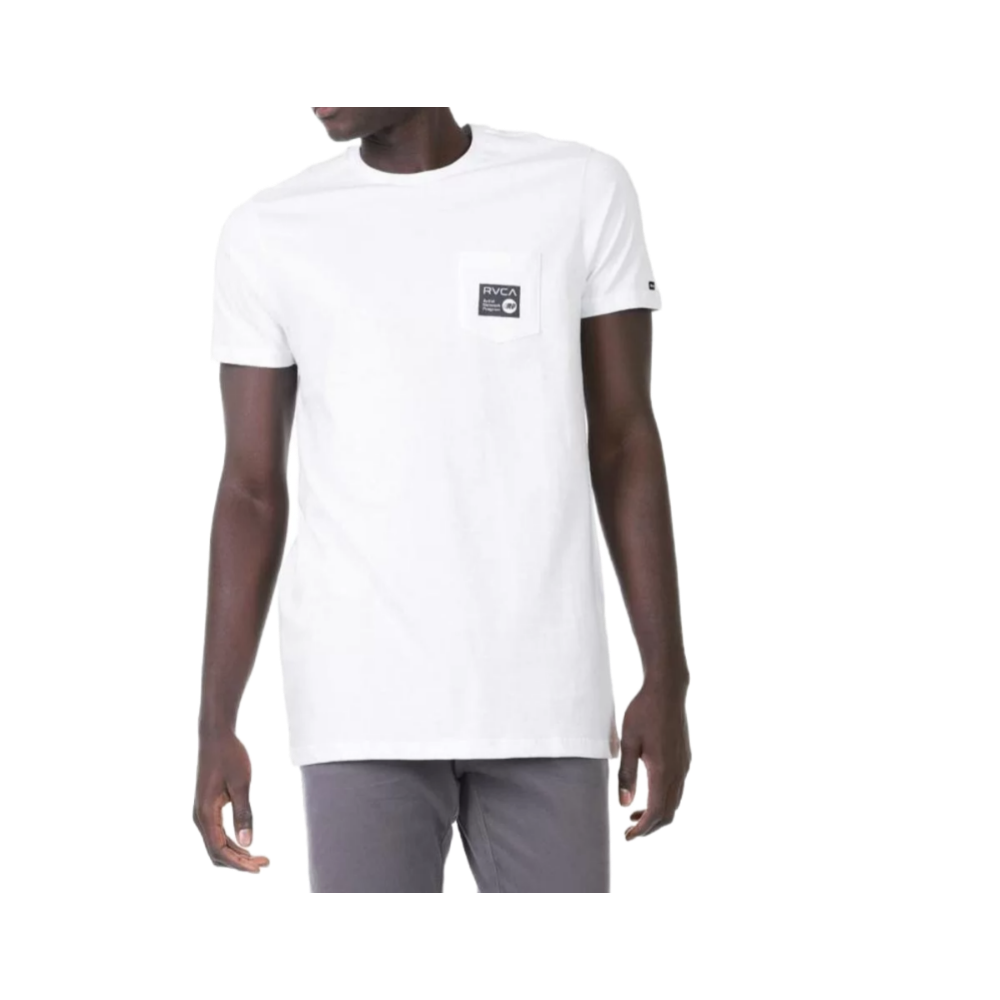 Kit Camisetas Rvca 2P Anp Pocket Masculino - Preto e Branco