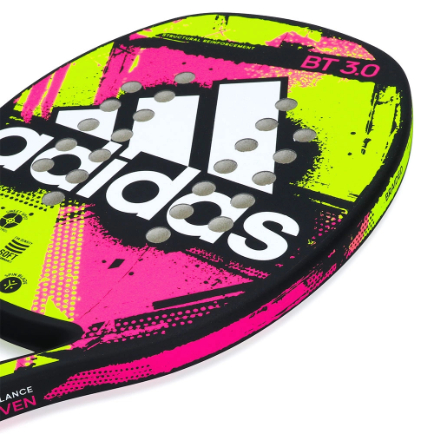 Raquete Adidas de Beach Tennis 3.0 - Rosa e Amarelo