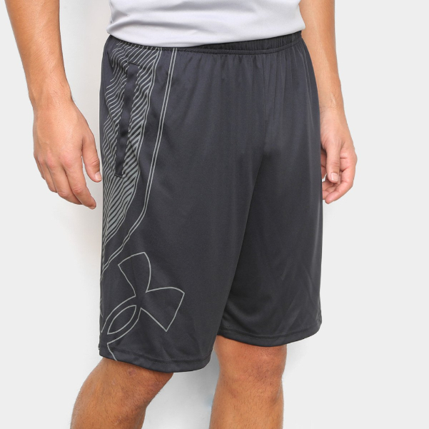 Shorts Under Armour Terry - Preto