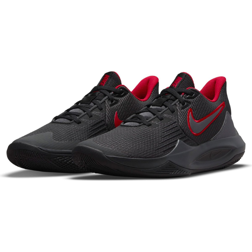 Tênis Nike Precision V Masculino - Cinza e vermelho