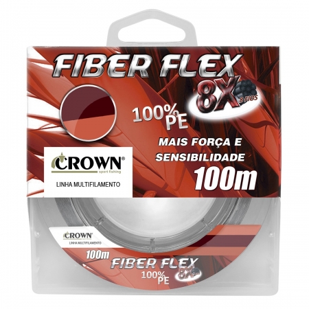 LINHA CROWN FIBER FLEX 8X - 100M