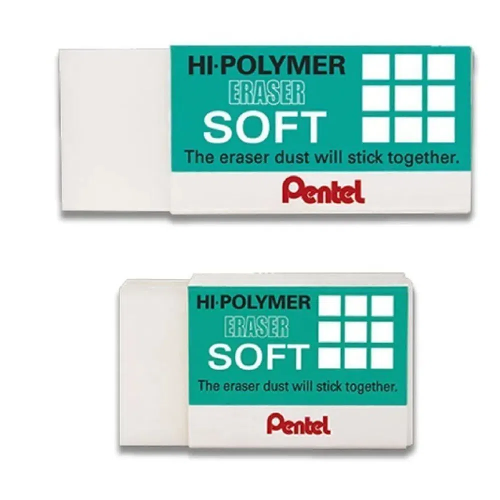 Borracha Pentel Hi-polymer SOFT ( Pequena ou Grande)