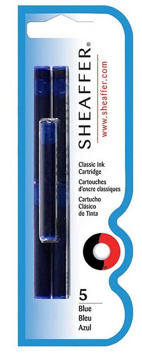 OUTLET - Cartucho Sheaffer para caneta tinteiro - Cor AZUL - Ref. 96320