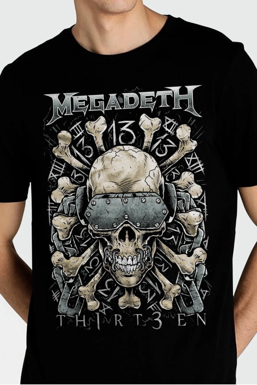 MEGADETH 13 CAVEIRA