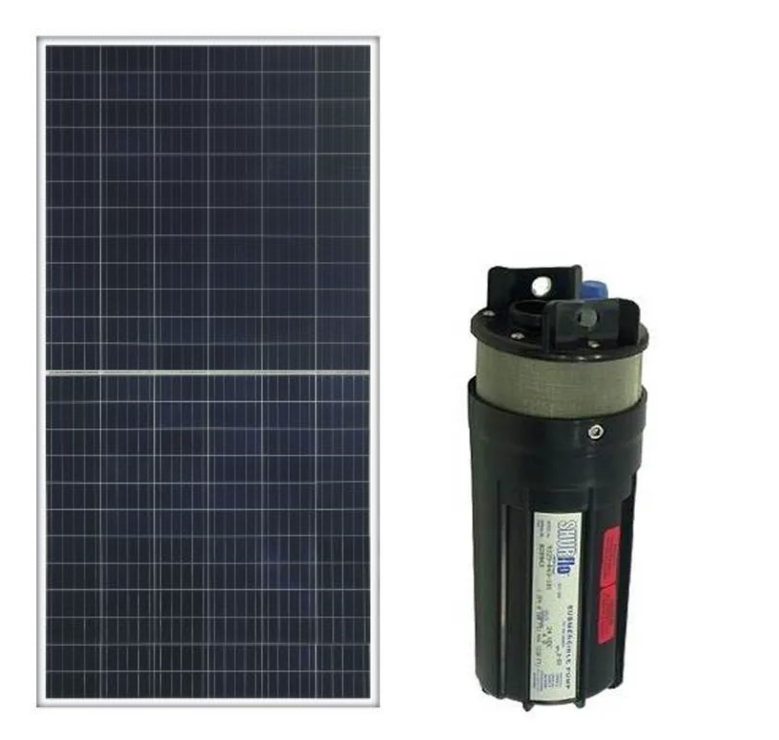Kit Bomba Solar Shurflo 9325 12/24V Poço Artesiano