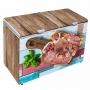 kit adesivos personalizados freezer horizontal carne açougue supermercado Ref508
