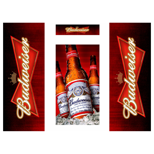 Kit de adesivos para cervejeira tema Bebidas Ref162