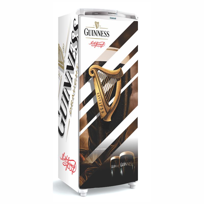 Kit de adesivos para geladeira - tema Guinness