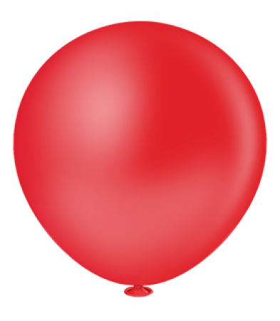 Bexiga Balões Bexigão Fat Ball Nº 250 Vermelho - 01 Unid.