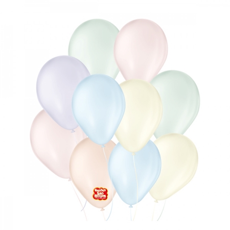 Bexiga Balões Liso Redondo Nº 7 Candy Colors - 25 Unid