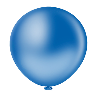Bexiga Balões Bexigão Fat Ball Nº 250 Azul Royal - 01 Unid.