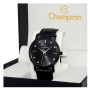 Relógio Champion Feminino Couro Original + Garantia - CN24226N