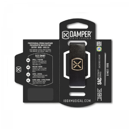 Damper Supreme DSMD02 Médio P/Guitarras/Baixos/Violões Ibox