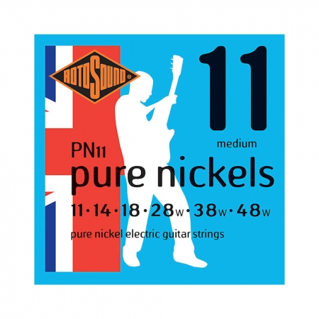Encordoamento Para Guitarra Rotosound Pure Nickels Pn11