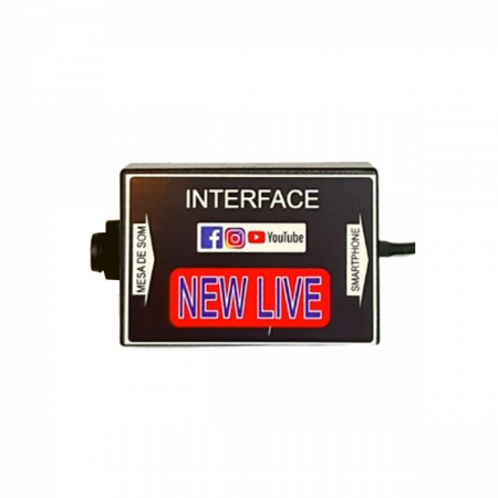 Interface de Áudio Profissional Interface New Live