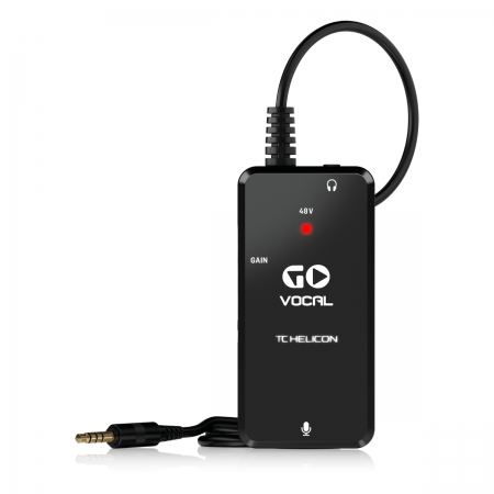 Interface De Audio Tc Helicon Go Vocal Pré-amp De Microfone
