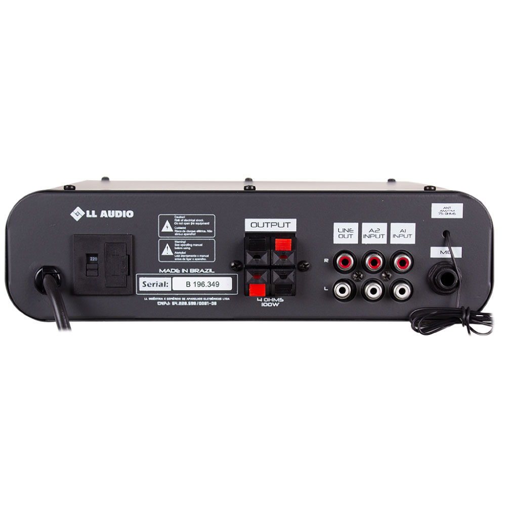 Amplificador Compacto De Som SA100 BT 100 W Rms NCA
