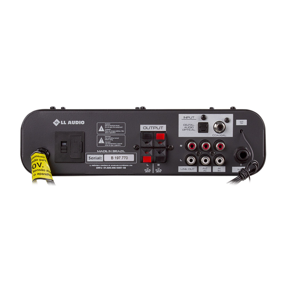 Amplificador Compacto Para Som Nca Sa100 Bt St Optical 60 W