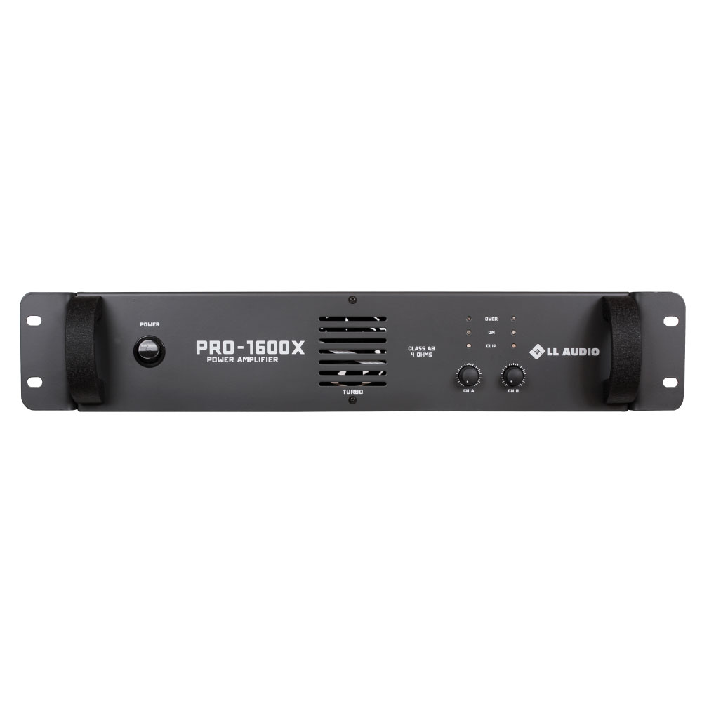 Amplificador profissional LL Audio Pro1600X classe AB 400W