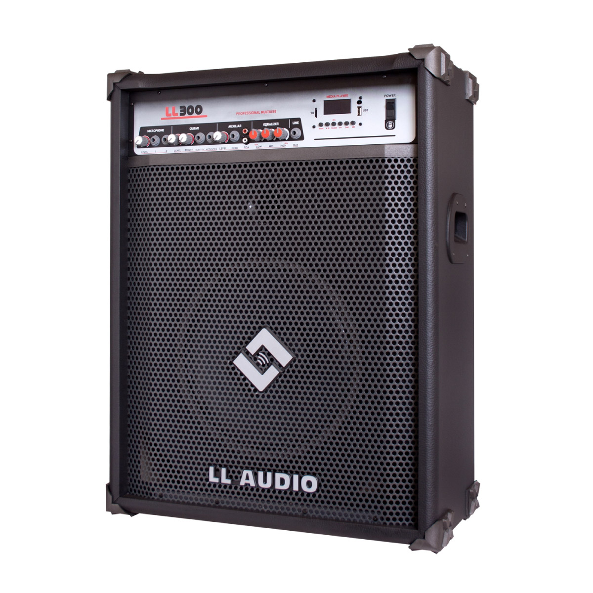 Cx Amplificada Multiuso LL300 BT 75W Rms LL Audio